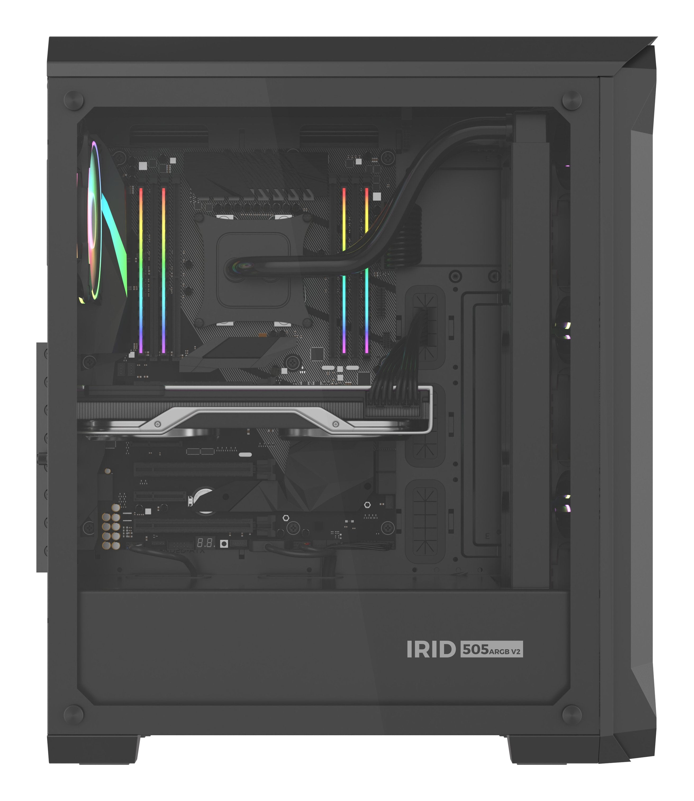 EAN 5901969420890 - GENESIS Irid 505 ARGB Midi Tower Negro, Transparente imagen 19