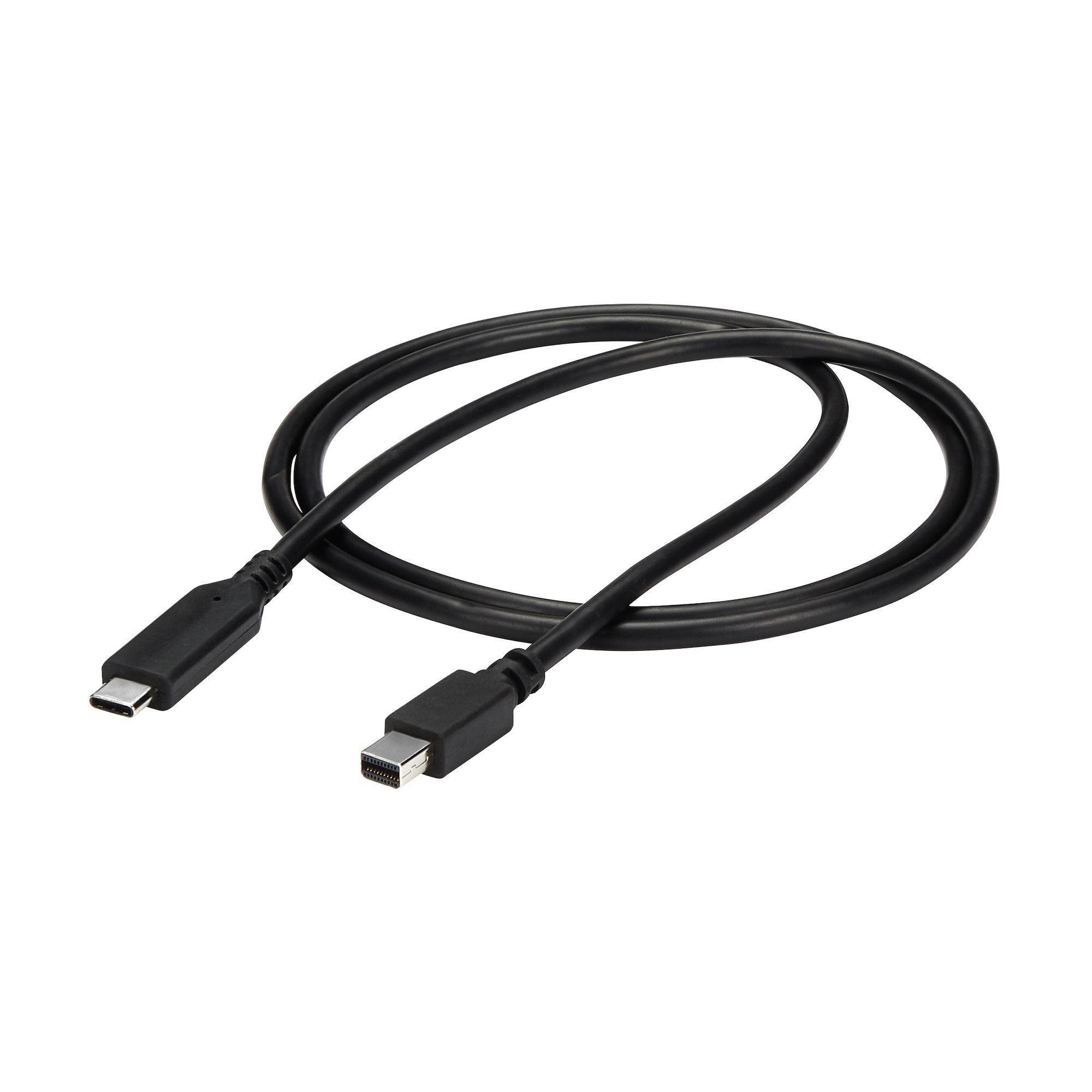 Startech Cable Usb-C A Mini Displayport 4k 60hz 1m Negro Cdp2mdpmm1mb