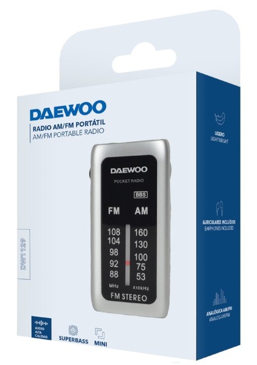 Radio Portátil Daewoo Dw1129