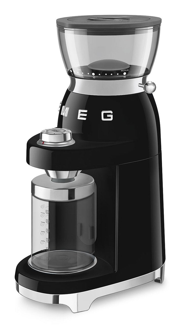 Smeg Kaffeemühle Cgf03bleu, 15 Mahlgrade, 240g Bohnenbeh., 150w, Negro