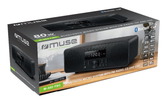 EAN 3700460209919 - Muse M-880 FBC sistema de audio para el hogar Microcadena de música para uso doméstico 80 W Negro imagen 6