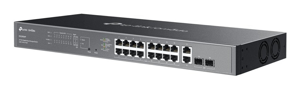 Tp-Link Es220gmp Switch Gestionado Gigabit Ethernet (10/100/1000) Energía Sobre Ethernet (Poe) Negro