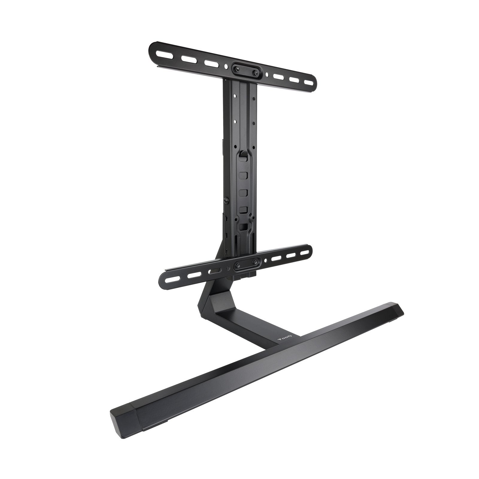 Tooq Soporte De Mesa Para Tv De 32"-65" - Gestion De Cables - Peso Max 40kg - Vesa 400x400mm - Fabricado En Aluminio -