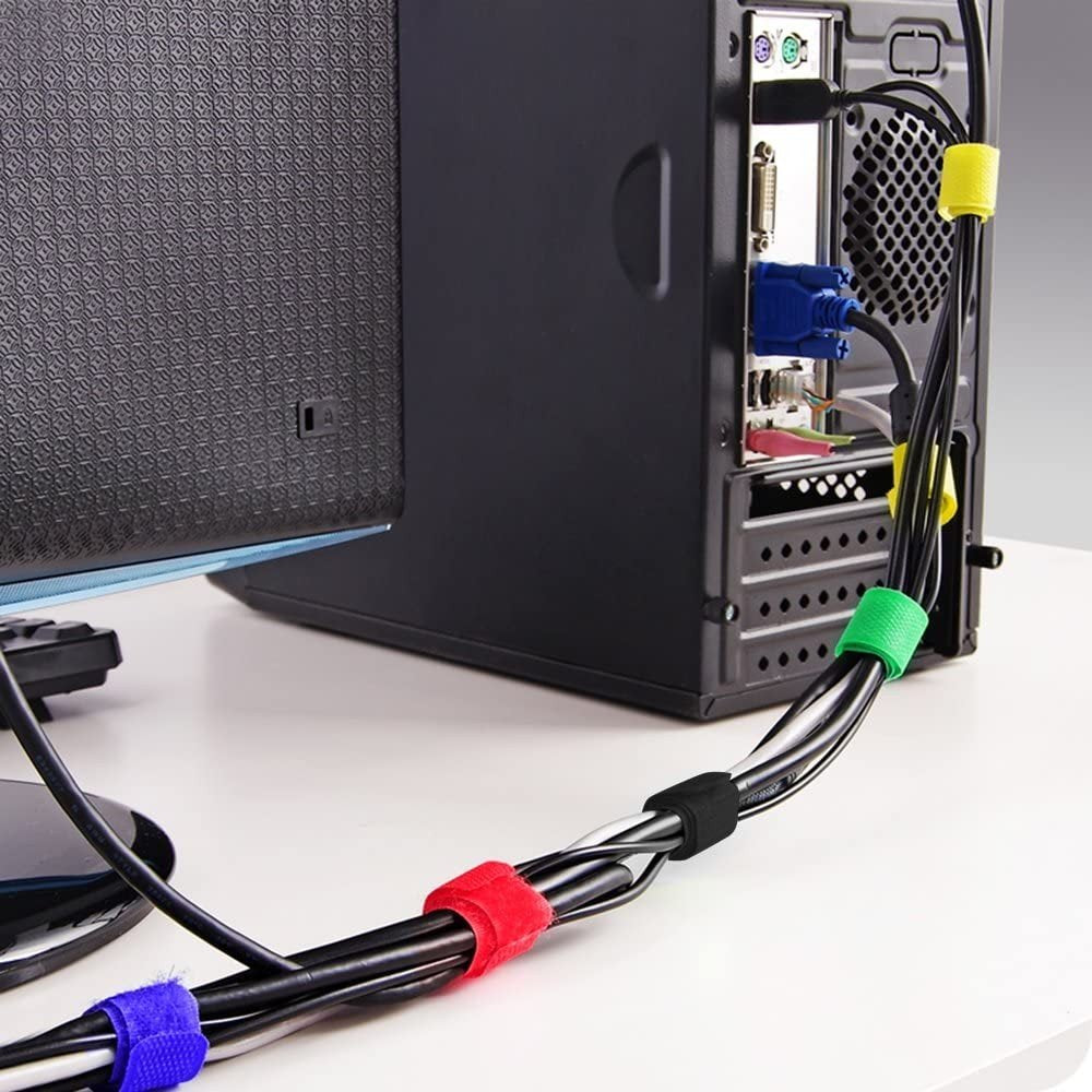 EAN 8051128109528 - Techly 109528 presilla Soporte de sujeción de cables Velcro Multicolor 10 pieza(s) imagen 10