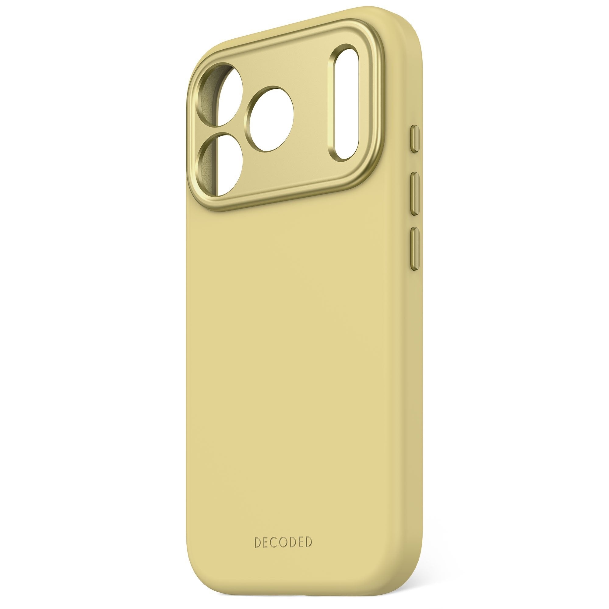 Decoded Silicone Backcover Apple Iphone 17 Pro Yuma Yellow Funda Para Iphone 17 Pro 16 Cm (6.3") Amarillo