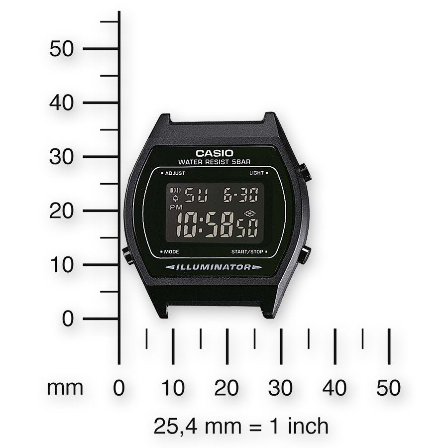 Reloj Digital Casio Vintage Edgy B640wb-1bef 39mm Negro