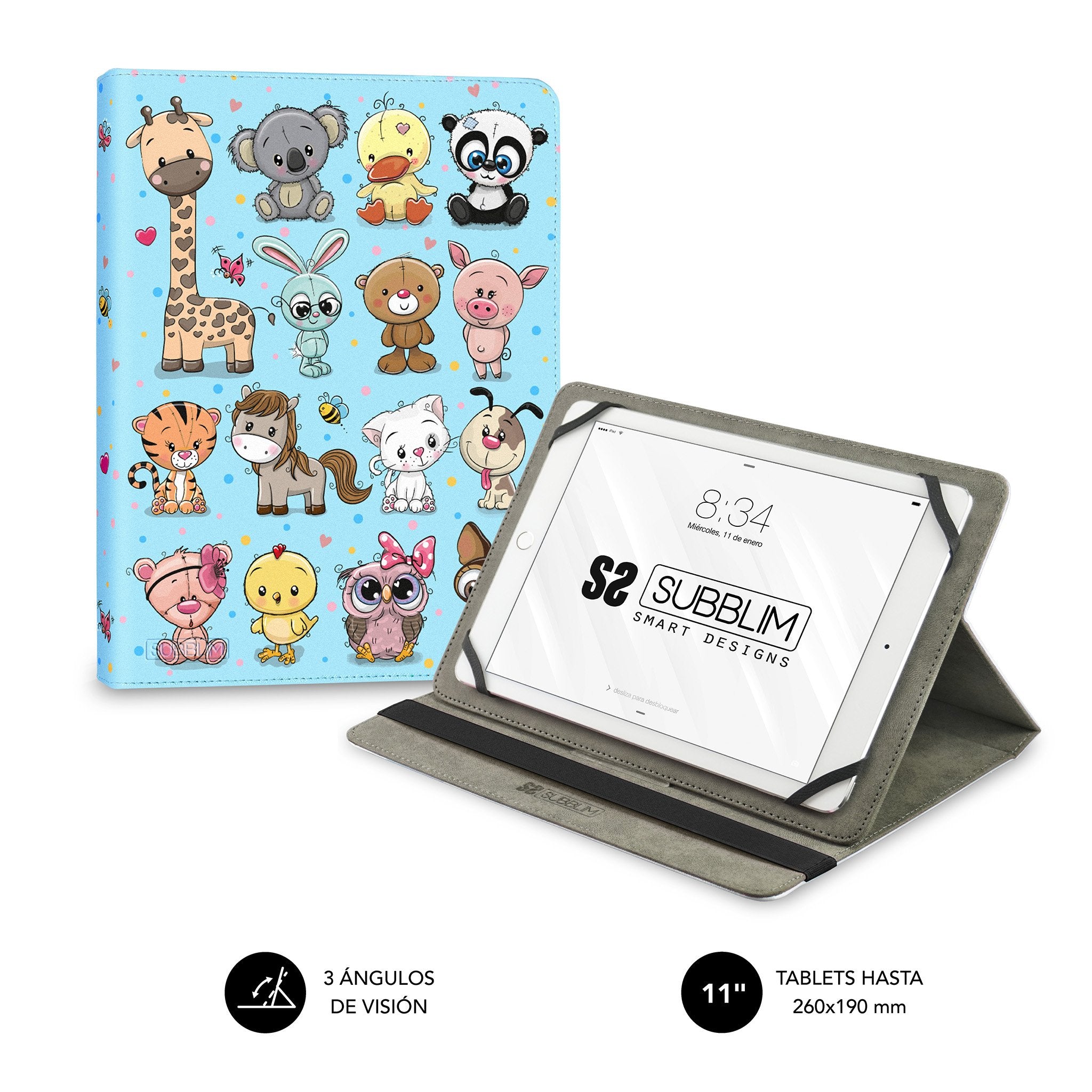 EAN 8436586742478 - SUBBLIM Trendy 27,9 cm (11") Folio Multicolor imagen 4