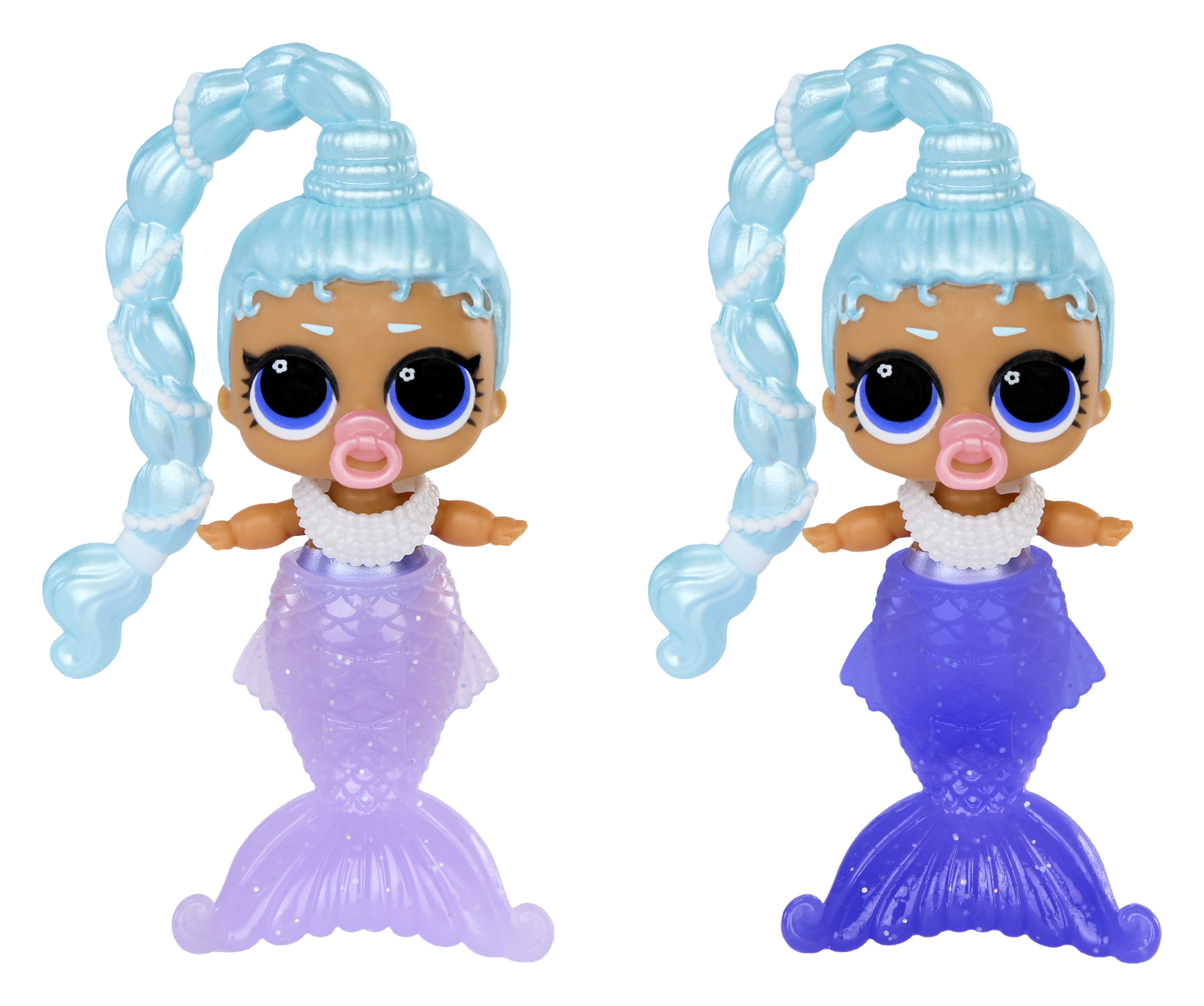 Mga Entretenimiento L.O.L. ¡Sirenas Sorpresa! Makeover Magic Baby Sisters, Figura De Juguete, Artículos Surtidos, Una Figura 598787-Euc