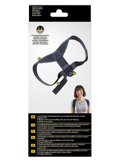 Futuro Corrector De Postura - Ajustable (71.1 - 121.9cm) - Transpirable - Negro