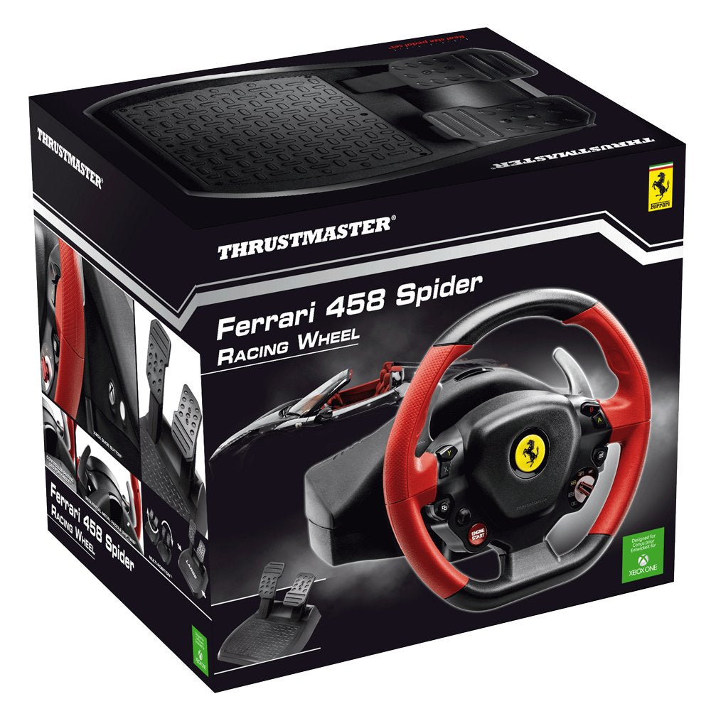 EAN 0663296419538 - Thrustmaster Ferrari 458 Spider Negro, Rojo USB Volante + Pedales Xbox One imagen 5