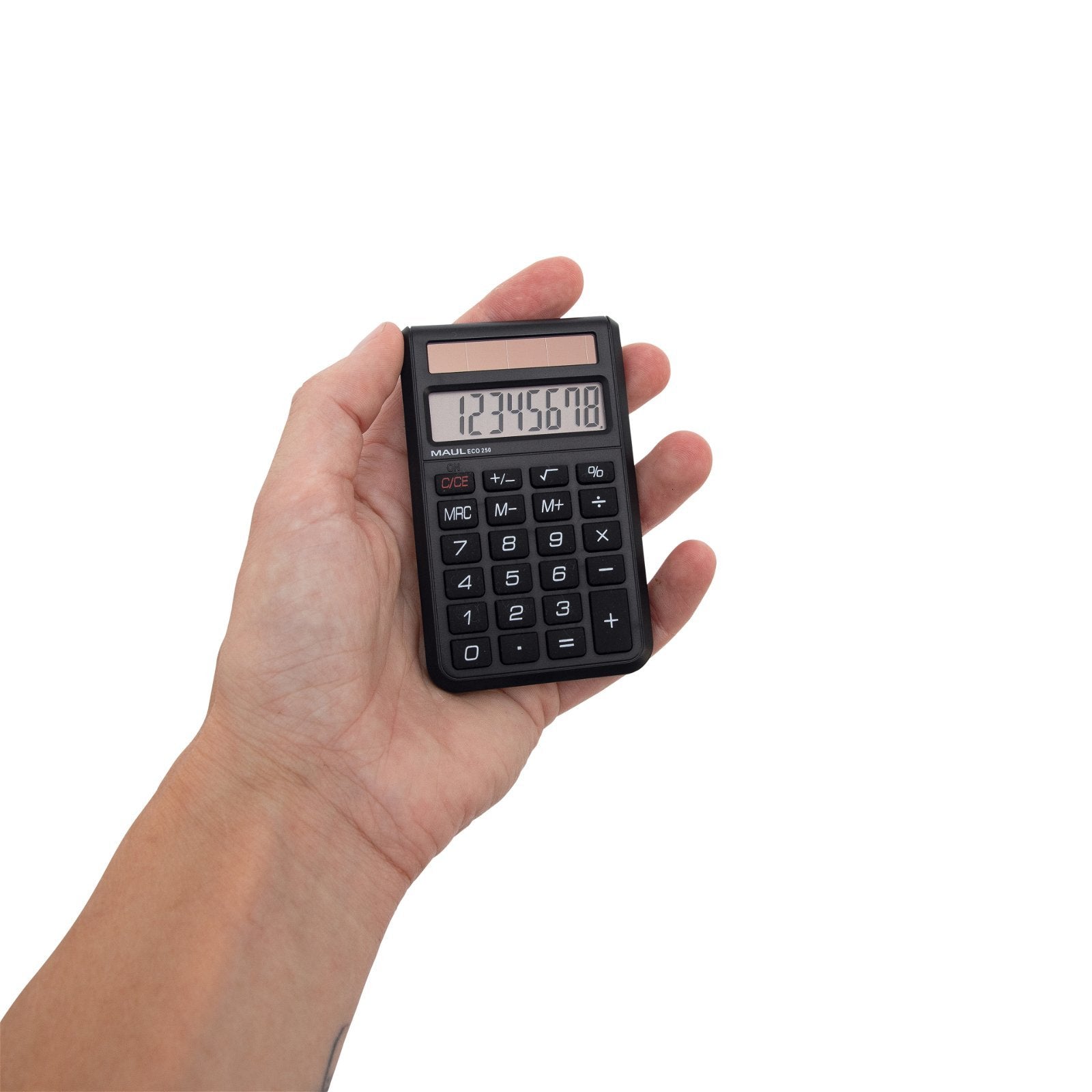 Calculadora Maul Eco 250 Bolsillo Básica Negro