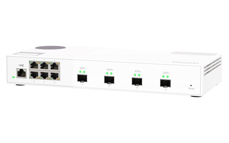EAN 4711103082225 - QNAP QSW-M2106-4S switch Gestionado L2 2.5G Ethernet (100/1000/2500) Blanco imagen 4