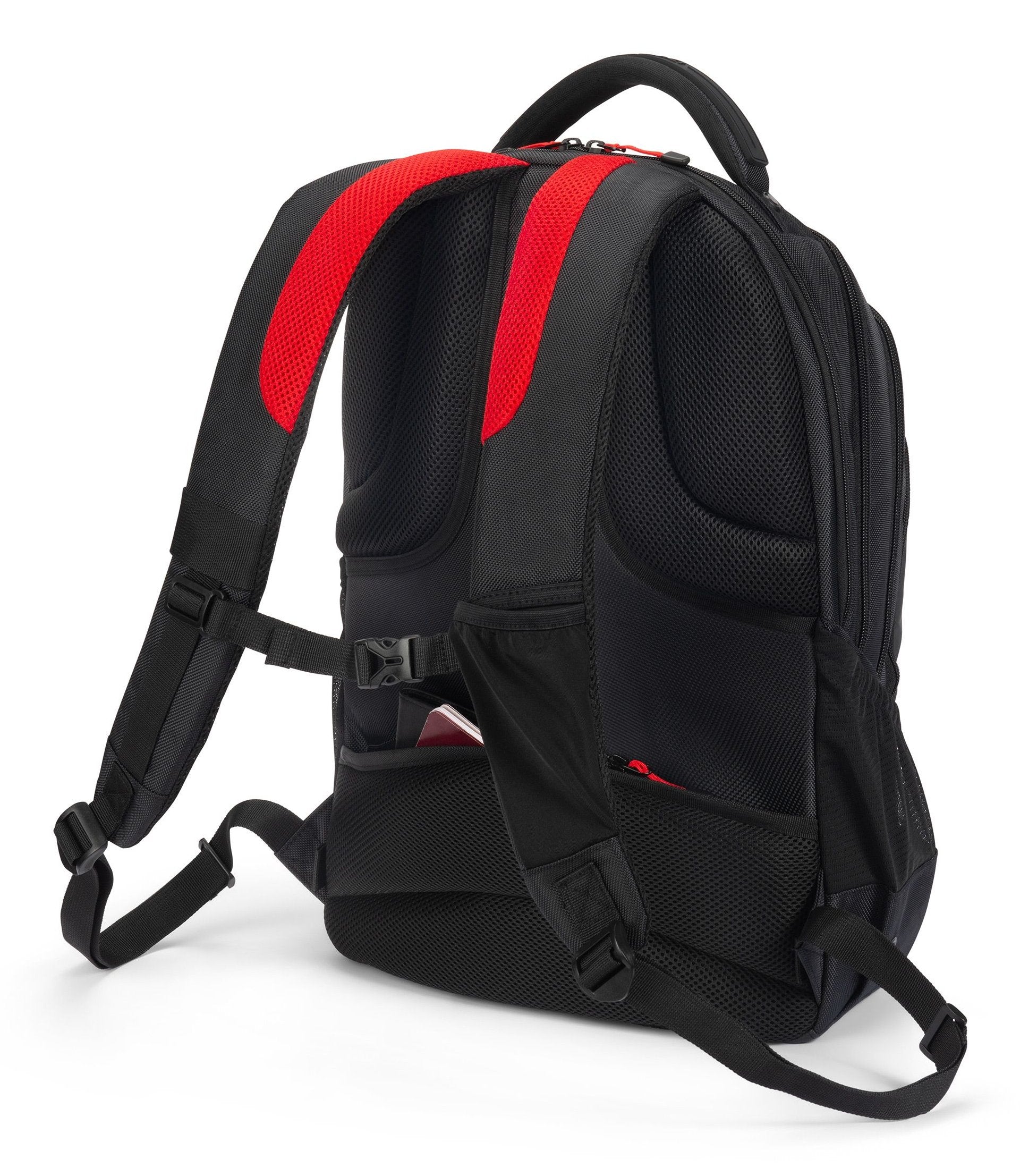 EAN 7640239422179 - DICOTA D32119-RPET mochila Mochila informal Negro, Rojo Poliéster, Tereftalato de polietileno reciclado ( imagen 3