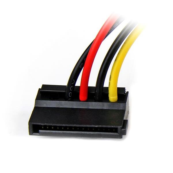 Startech Cable Alimentacion Molex A Sata Acodado 0.15m Satapowadpl