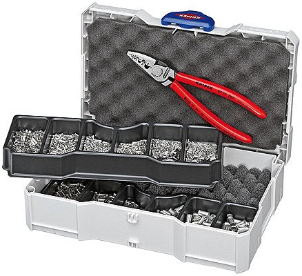 EAN 4003773025535 - Knipex 97 90 05 crimpadora Herramienta para prensar Rojo imagen 1