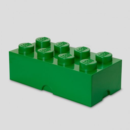Room Copenhagen Lego Storage Brick 8 Verde, Caja De Almacenamiento
