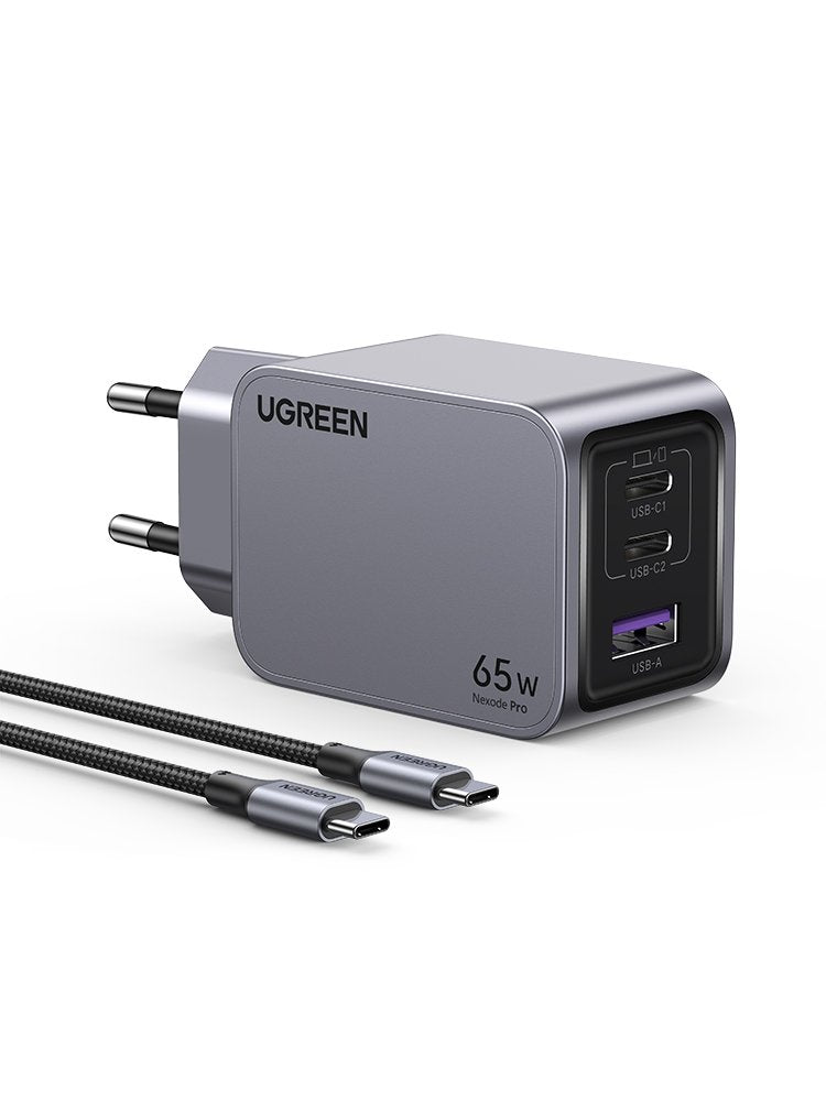 EAN 6941876228713 - Ugreen 25871 cargador de dispositivo móvil Universal Gris Corriente alterna Carga rápida Interior imagen 2