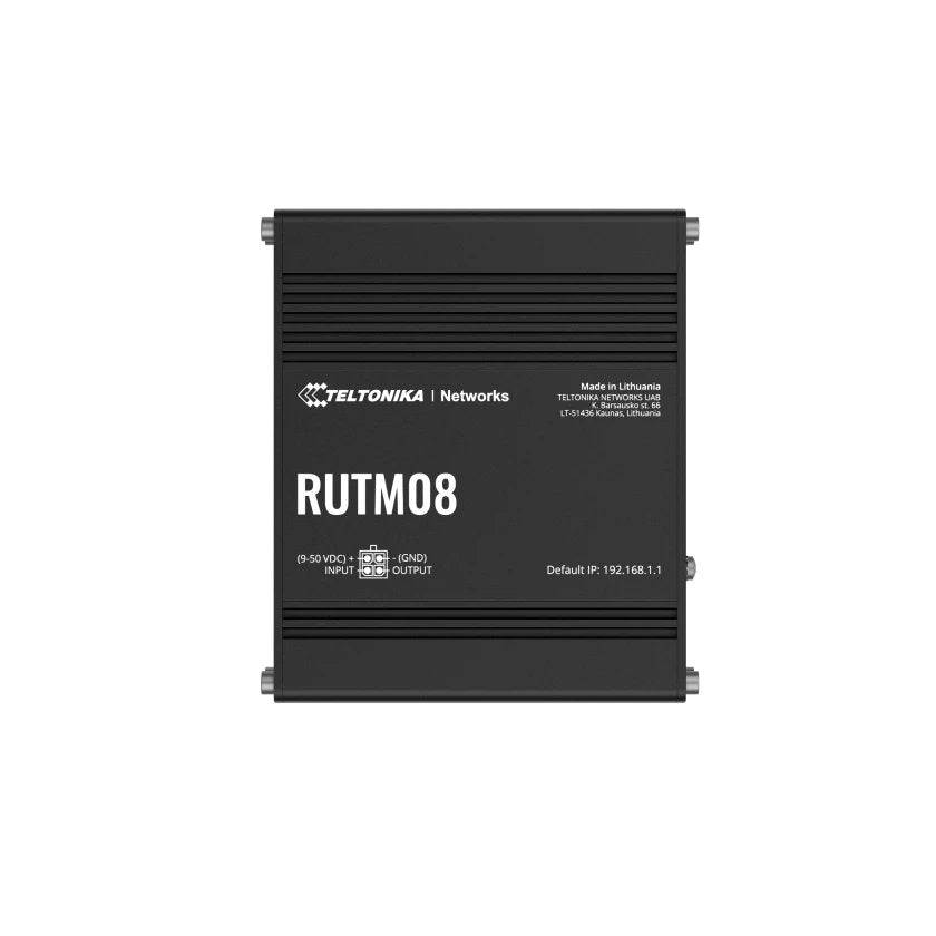 EAN 4779051840465 - Teltonika RUTM08 router Gigabit Ethernet Negro imagen 1