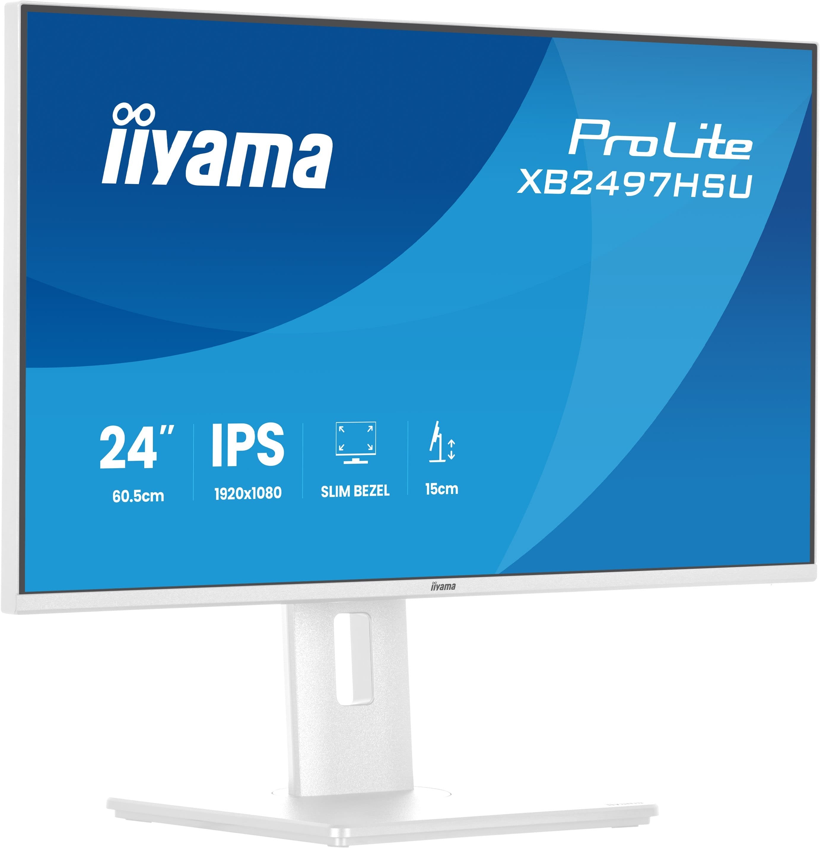 Iiyama 60.5cm 24" Xb2497hsu-W1 16:10 Hdmi+Dp+2xusb-C