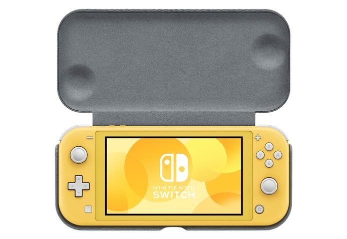 Funda Nintendo Switch Lite Gris Funda Plegable Y Protector De Pantalla. 10002758