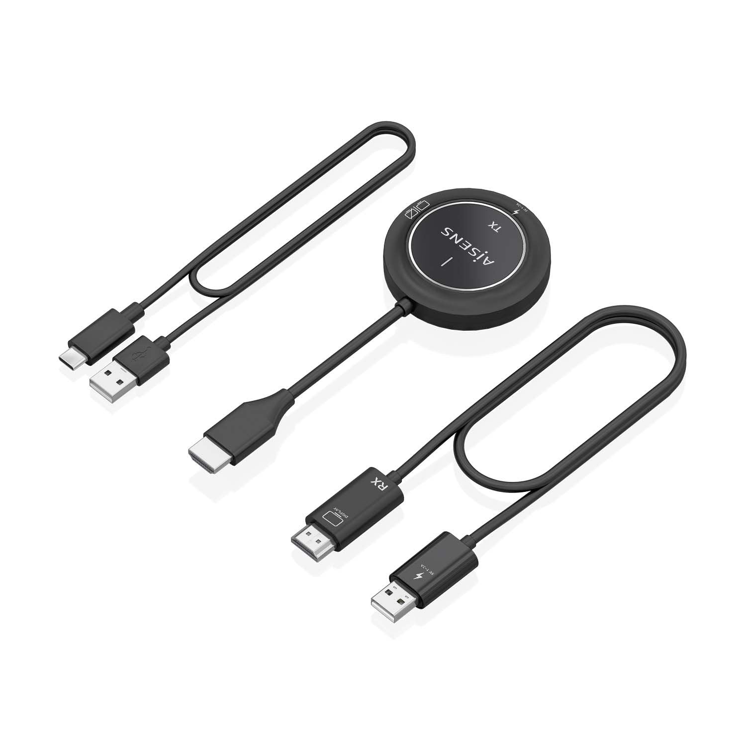 EAN 8435739902943 - AISENS ASWL-H2K30M002-BK extensor audio/video Transmisor y receptor de señales AV imagen 2
