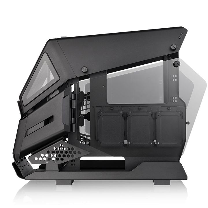 Caja Pc Thermaltake Torre M-Atx Ah T200 Negro 2xcristal Templado Ca-1r4-00s1wn-00