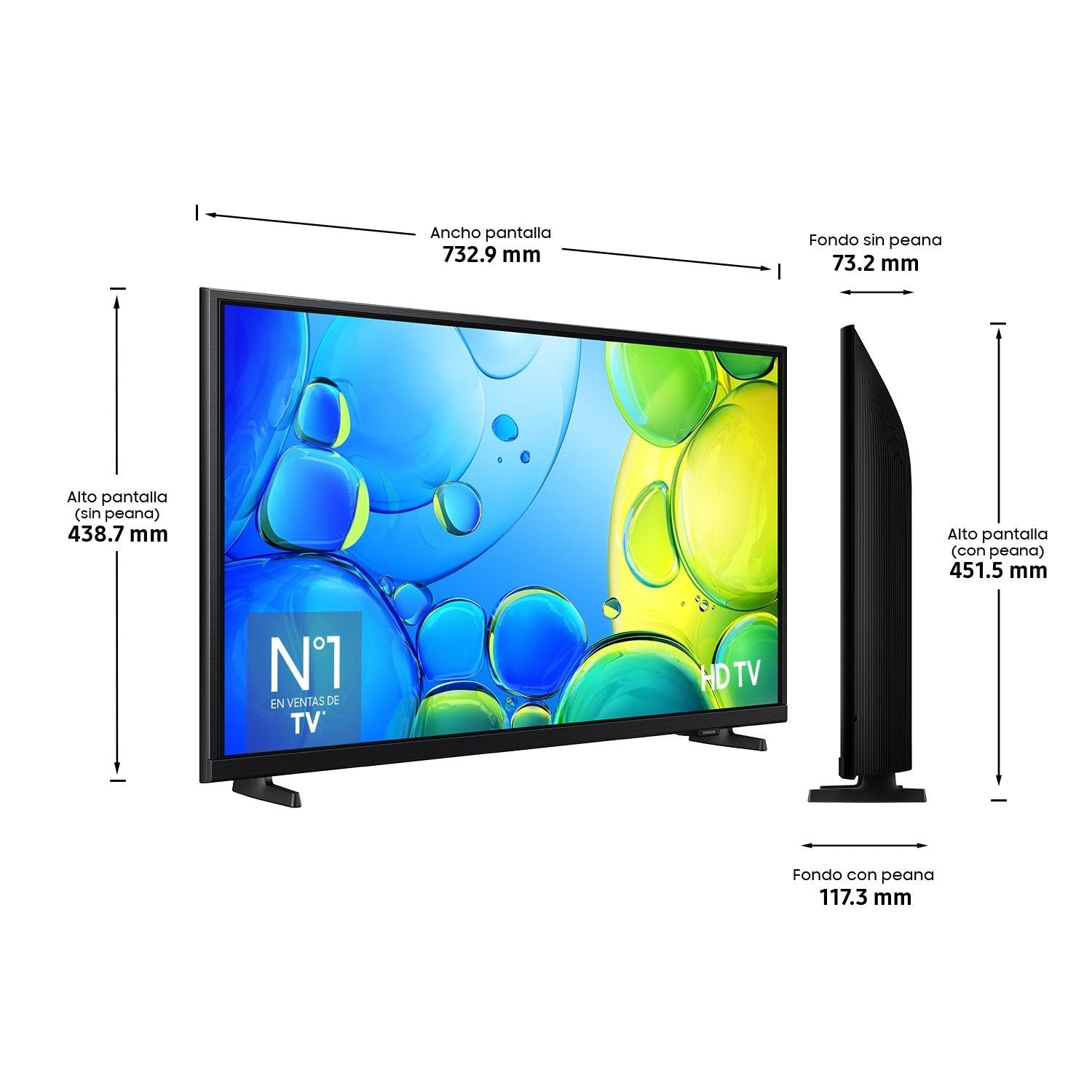 EAN 8806099054694 - Samsung TU32F6005FK 81,3 cm (32") Wifi Negro imagen 10