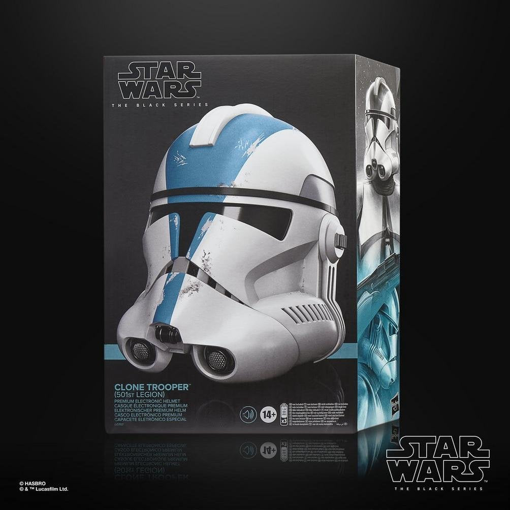 Casco Electrónico Hasbro Star Wars The Black Series Clone Trooper (Legión 501)