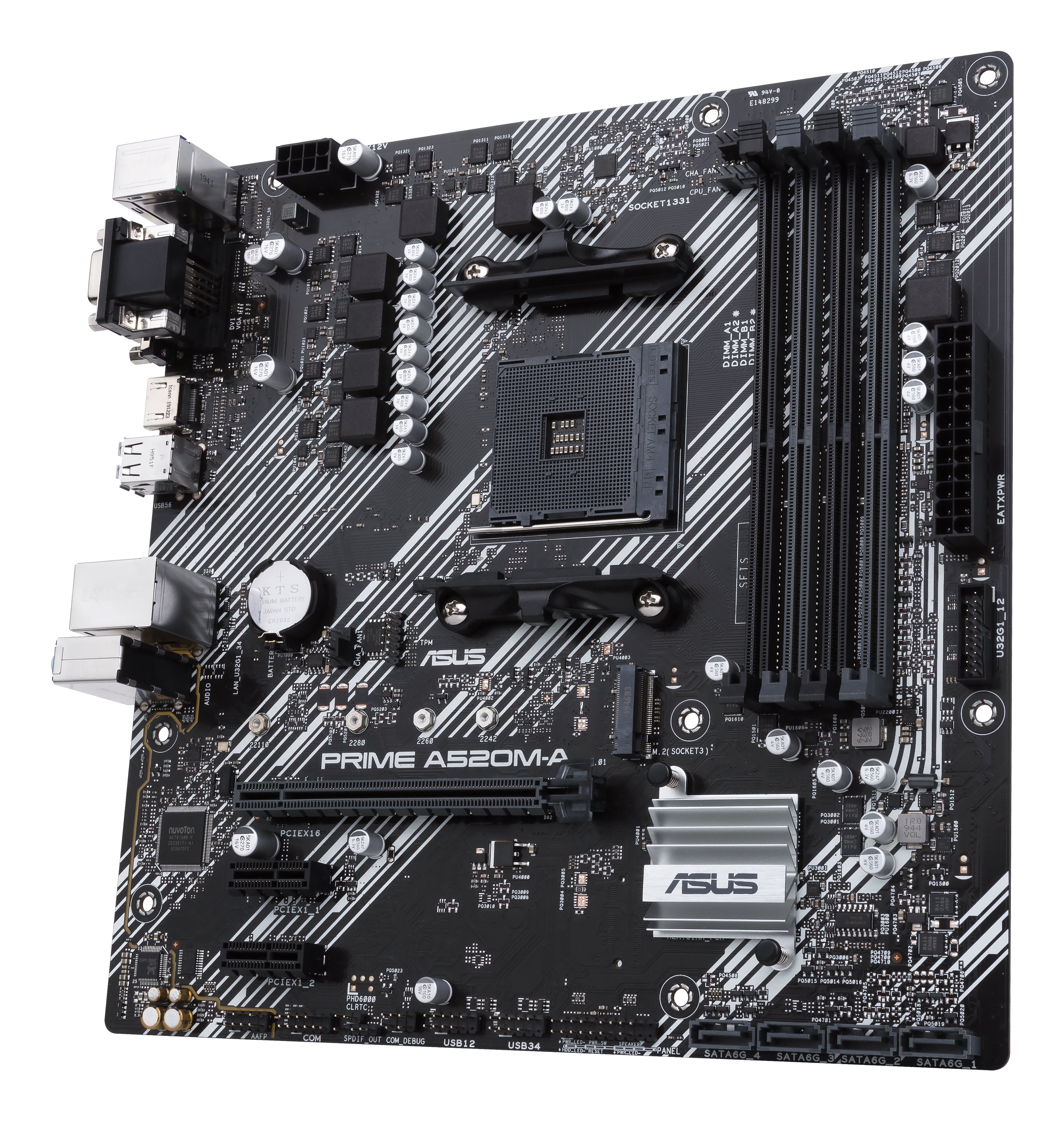 Placa Base Asus Prime A520m-A Ii Csm Amd,Am5,Ddr4,Matx