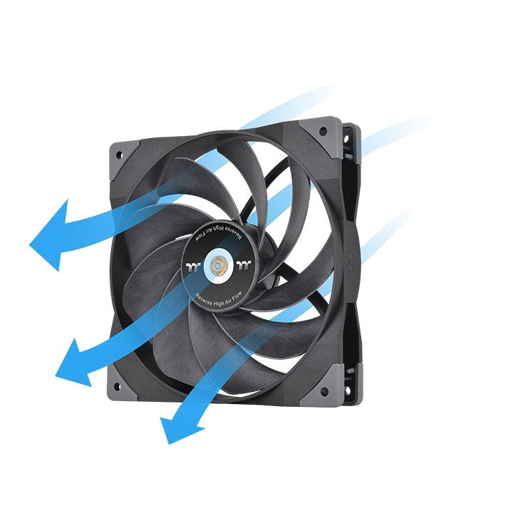 Ventilador Thermaltake Swafan Gt14 1-Fan-Pack Negro Retail
