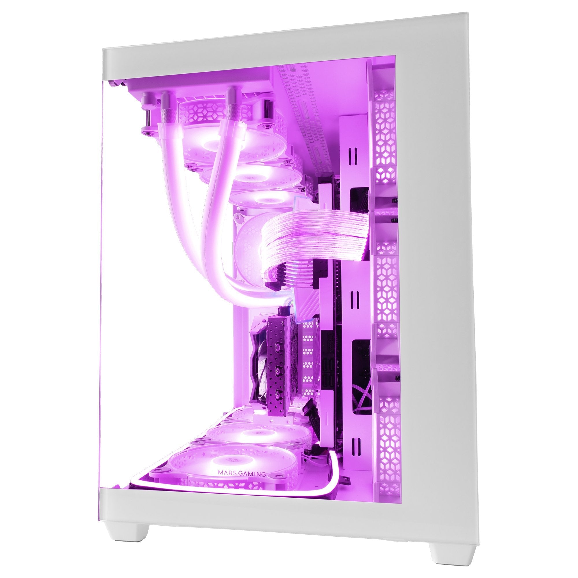 Caja Gaming Torre Mars Gaming Mcv4 Blanca