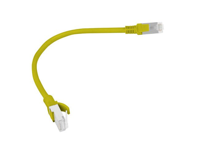 EAN 5901969404609 - Lanberg PCU5-10CC-0025-Y cable de red Amarillo 0,25 m Cat5e U/UTP (UTP) imagen 2