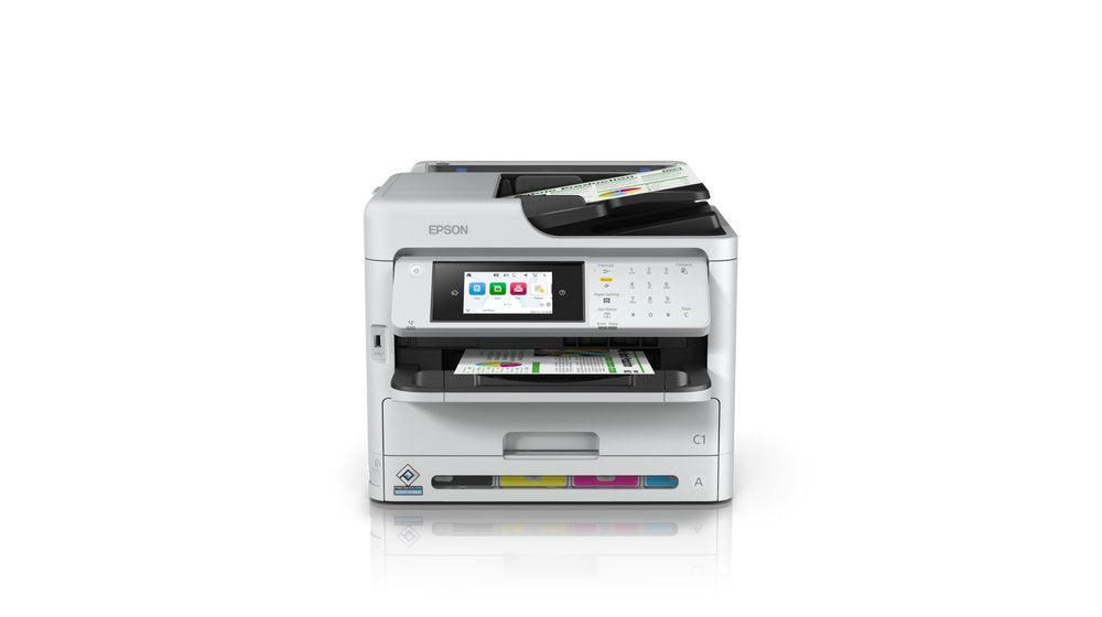 Impresora Epson Multifuncion Workforce Wf-C5890dwf 25ppm Adf Duplex Lan Wifi Fax White