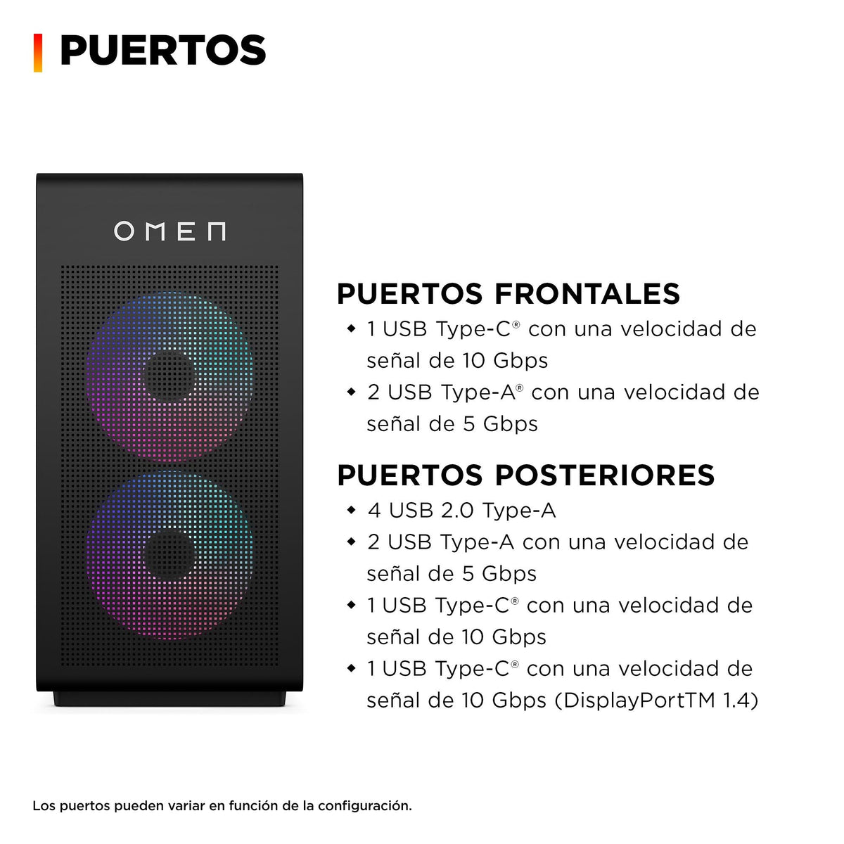 Pc Gaming Hp Omen 35l Gaming Desktop Gt16 1007ns Amd Ryzen 7 9800x3d 32gb Ram 1tb Ssd Geforce Rtx 5070 Ti Windows 11 Home Metal Negro Sombra