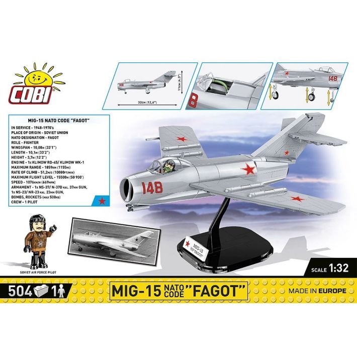 Cobi Mig-15 "Fagott", Juguetes De Construcción Cobi-2416