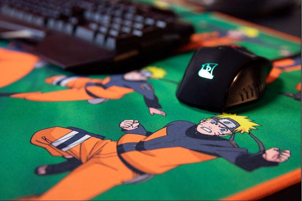 EAN 3328170287364 - Konix Naruto KX MOUSEPAD XXL GREEN Alfombrilla de ratón para juegos Multicolor imagen 6