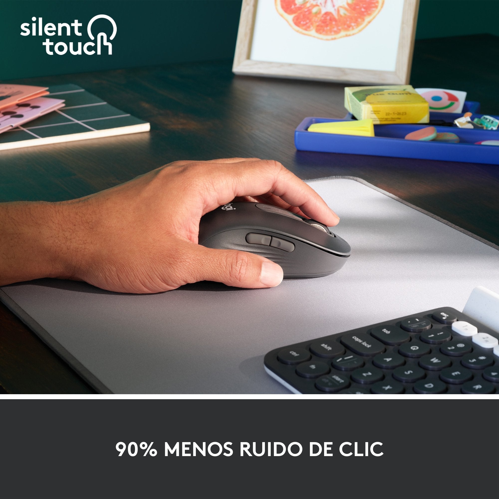 Logitech Signature M650 Ratón Oficina Izquierda Rf Wireless + Bluetooth Óptico 4000 Dpi