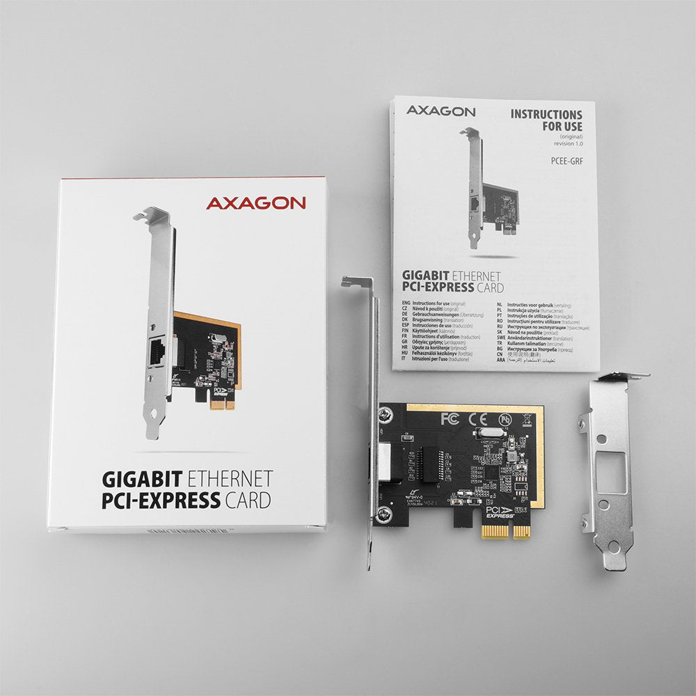 EAN 8595247906120 - Axagon PCEE-GRF adaptador y tarjeta de red Interno Ethernet 1000 Mbit/s imagen 5