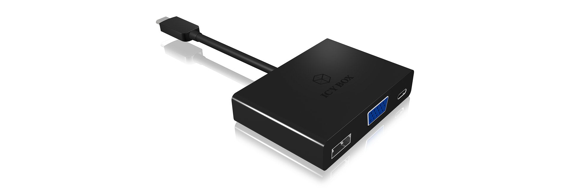 EAN 4250078164098 - ICY BOX IB-DK4032-CPD tarjeta y adaptador de interfaz VGA imagen 2
