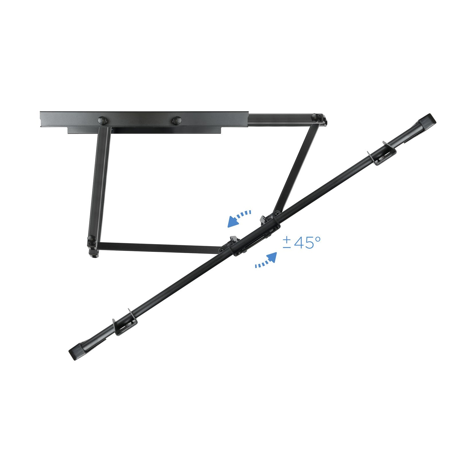 Tooq Soporte De Pared Con Doble Brazo Articulado Para Tv De 60"-100" - Giratorio E Inclinable - Peso Max 80kg - Vesa