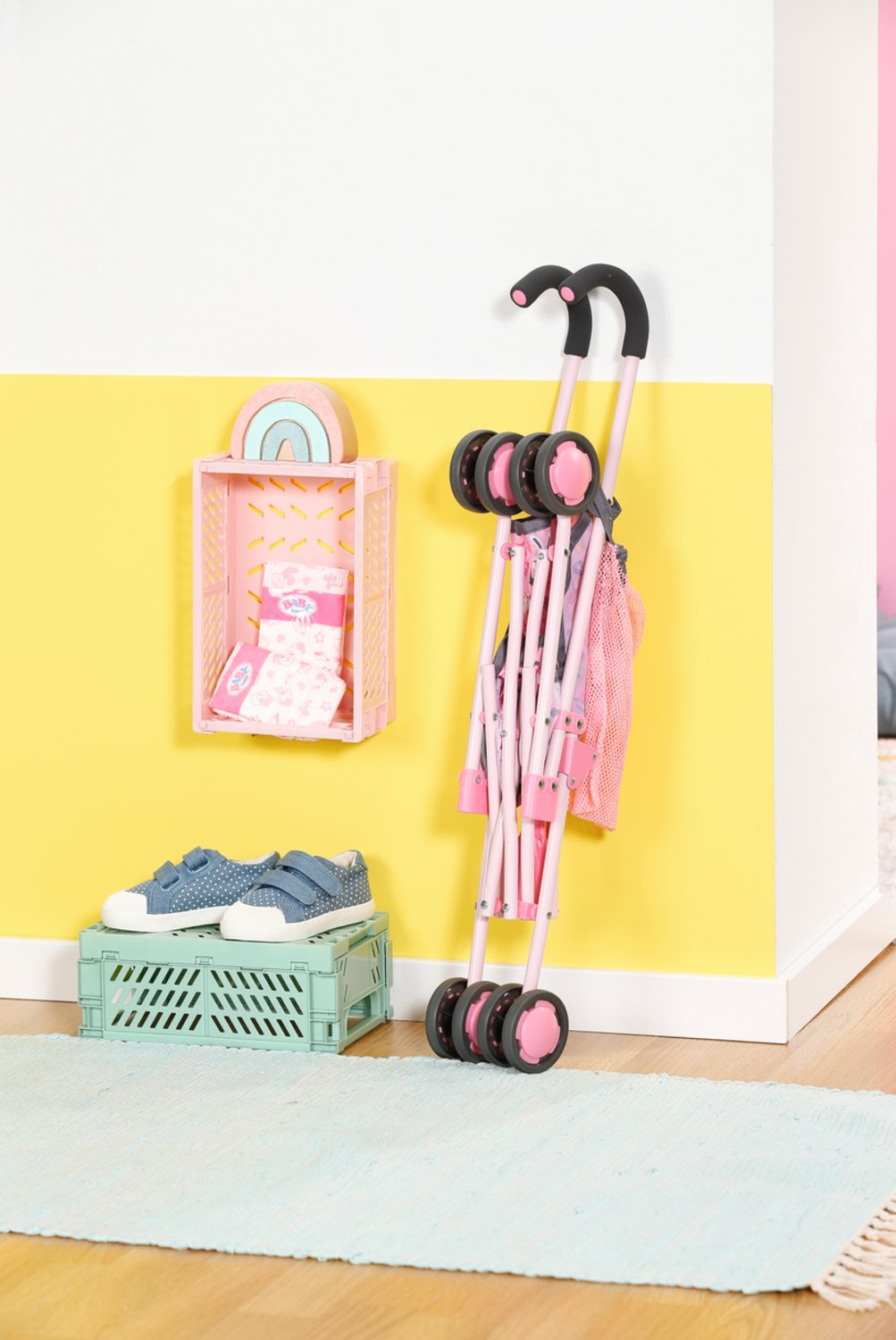 Zapf Creation Baby Born Stroller With Bag Cochecito Para Muñecas 832547