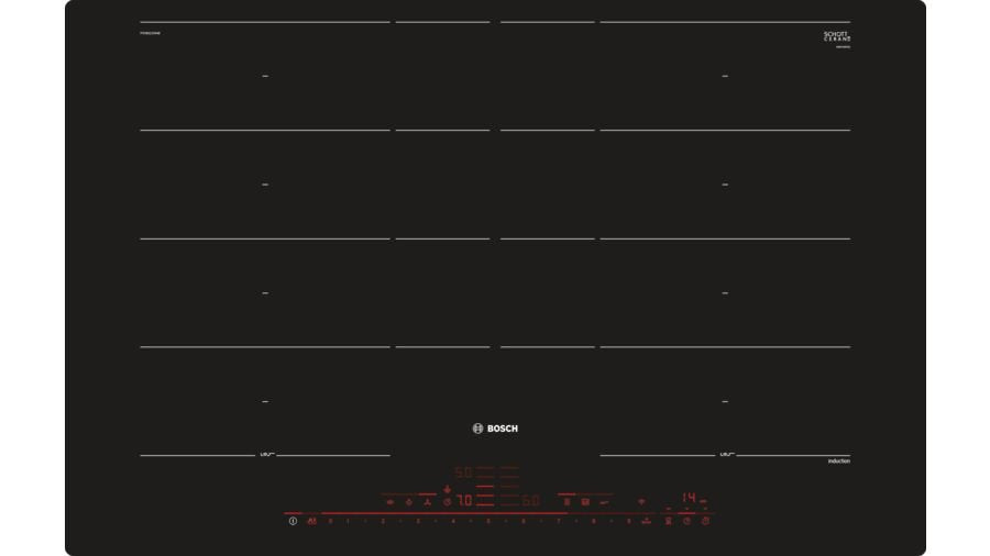 EAN 4242005061204 - Bosch Serie 8 PXY801DW4E hobs Negro Integrado Con placa de inducción 4 zona(s) imagen 1