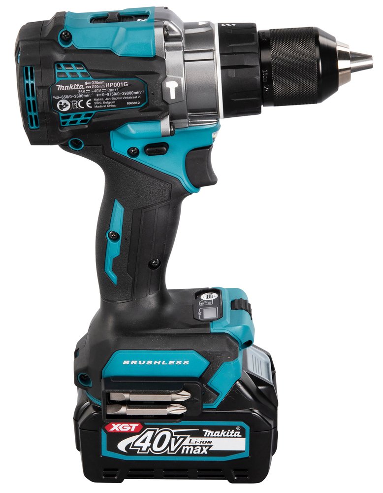 EAN 0088381894067 - Makita HP001GD201 taladro 2600 RPM Sin llave 2,7 kg Negro, Turquesa imagen 6