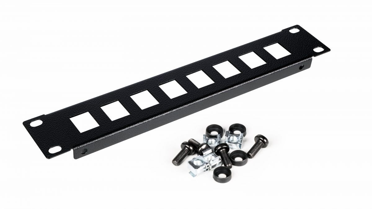 Equip Patchpanel 10" Con Keymone Montage 1u, Negro