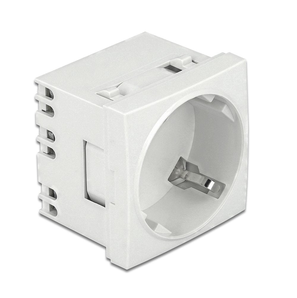 Delock Easy 45 Schutzkontakt-Meckdose Anordnung Erw. 45x45