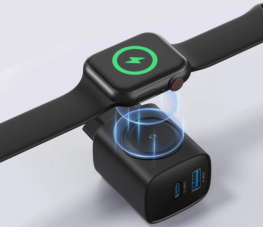 Gembird Ta-Uc-Pdqcw20-01-Bk 2-In-1 20 W Apple Watch + Phone Fast Charger, Black