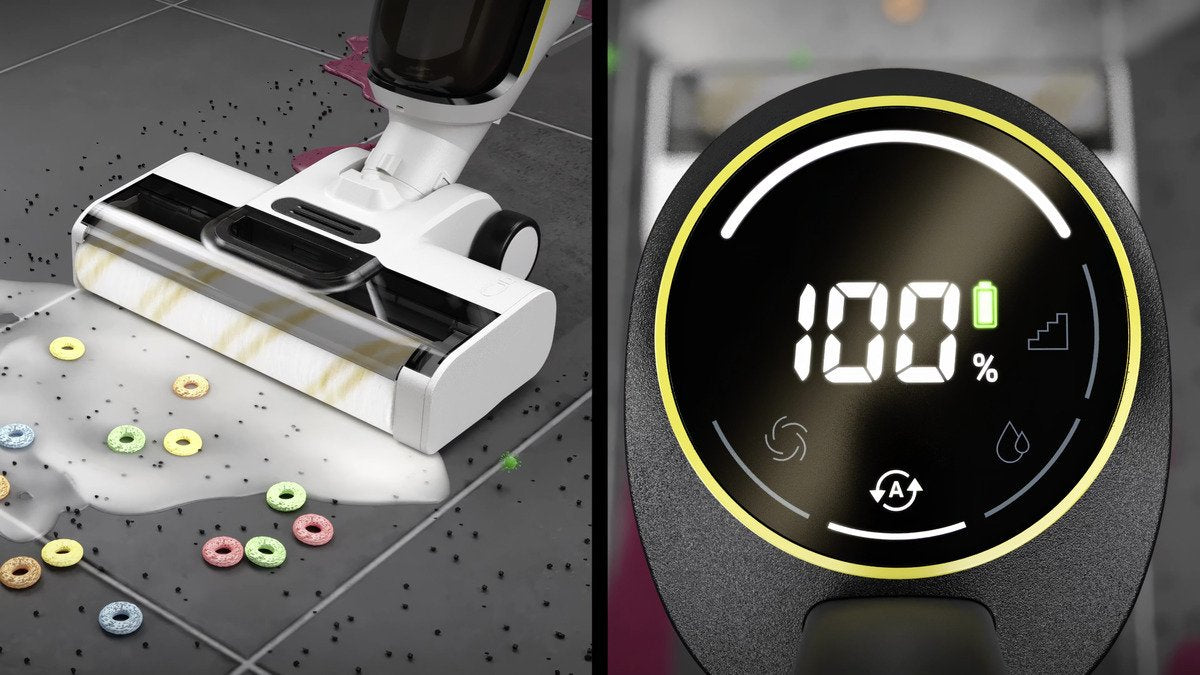 EAN 4066529148889 - Kärcher FCV 4 Batería Seca y húmeda Sin bolsa 180 W Negro, Blanco imagen 2