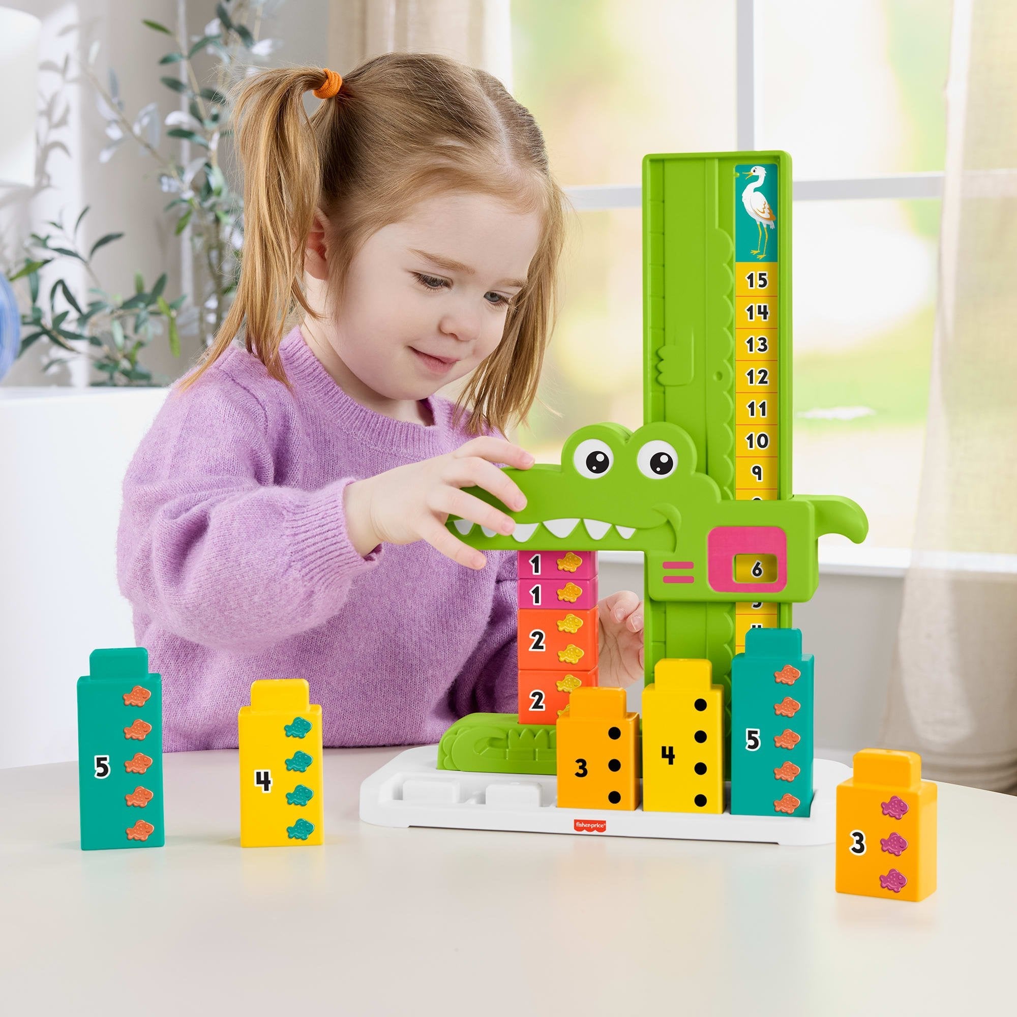 Fisher-Price Mi Número Crocodile, Aprendiendo Juguetes Jct13