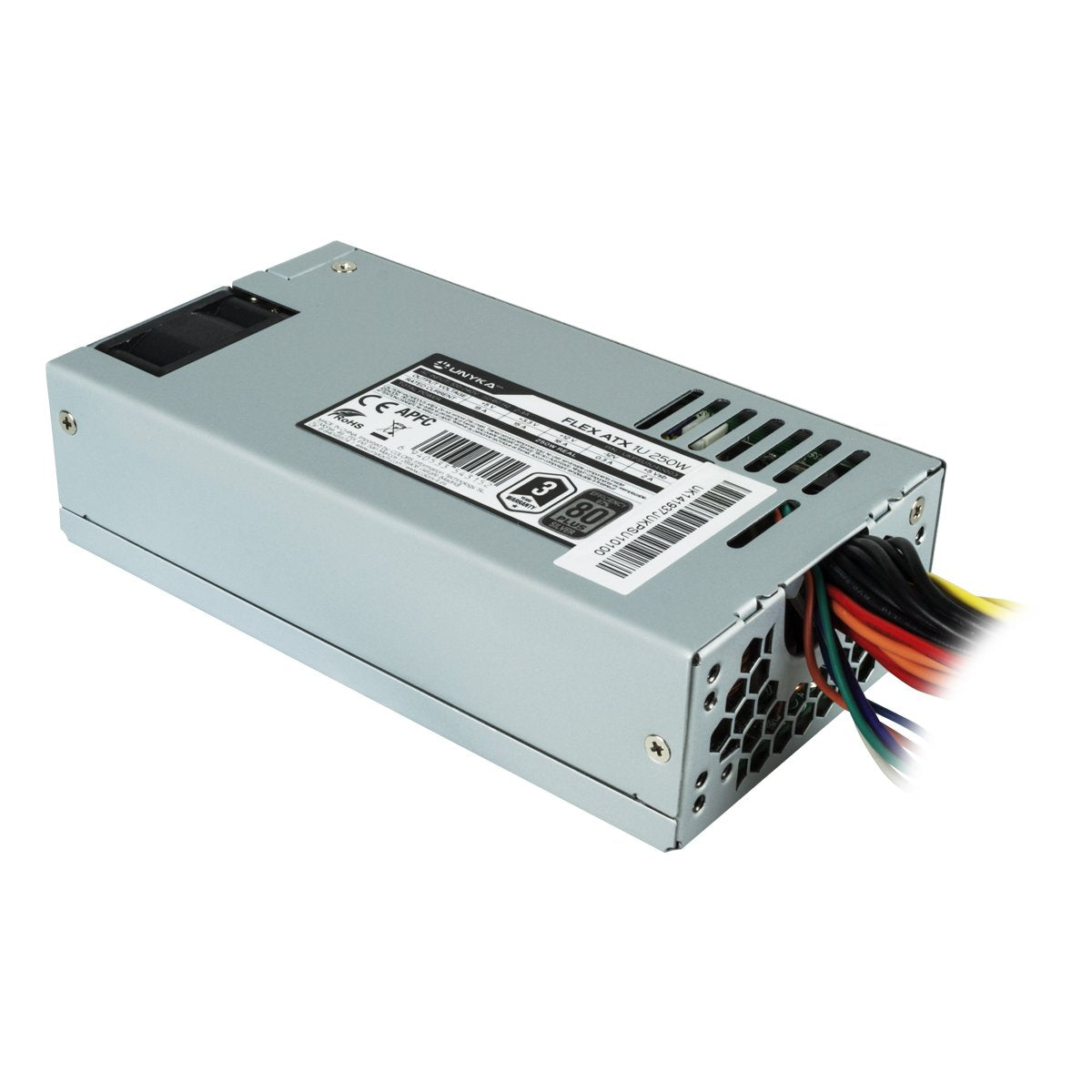 EAN 6940533543152 - UNYKAch UKPSU1U40003 unidad de fuente de alimentación 250 W 20+4 pin ATX 1U Plata imagen 4