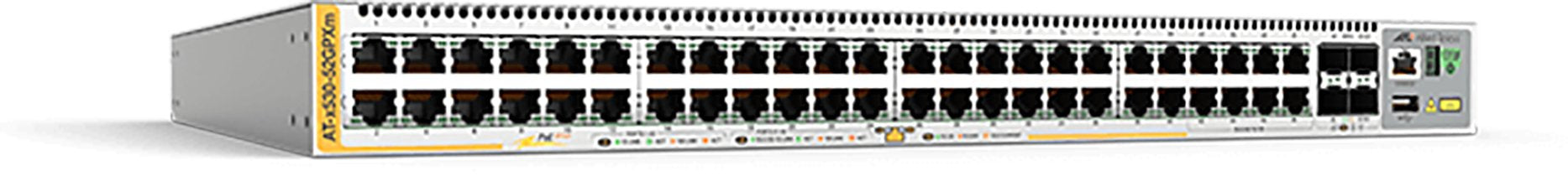 EAN 0767035217321 - Allied Telesis x530-52GPXm Gestionado L3 Gigabit Ethernet (10/100/1000) Energía sobre Ethernet (PoE) Gris imagen 1